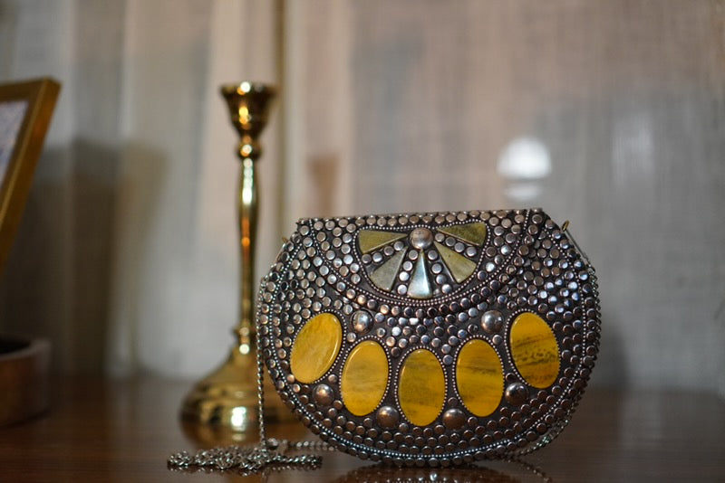 ADAA - Metallic Oxidised Sling Bag