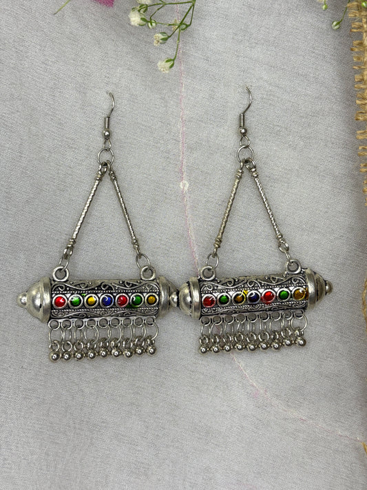 Inara Oxidised Earrings