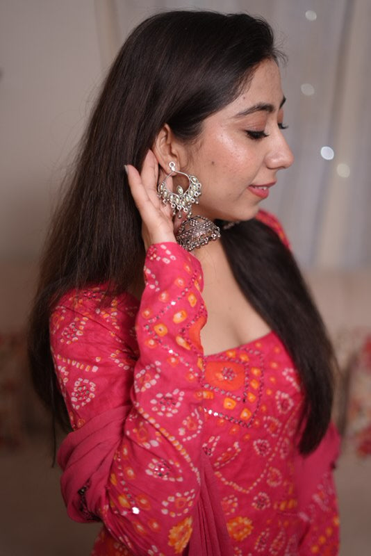 Zuri Oxidised Jhumkas