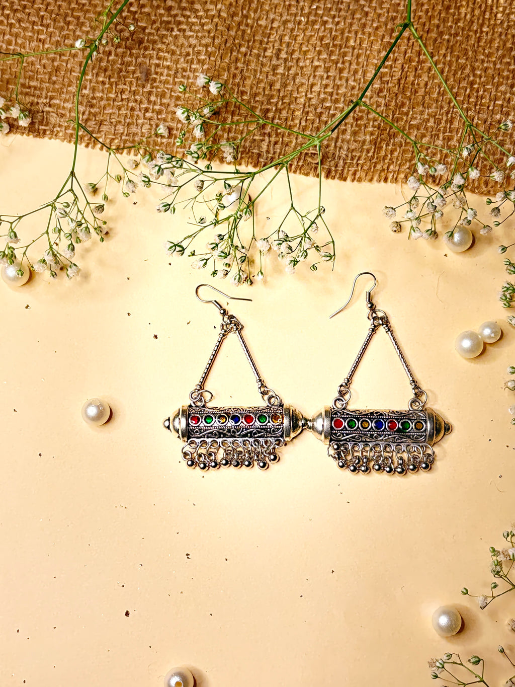 Inara Oxidised Earrings