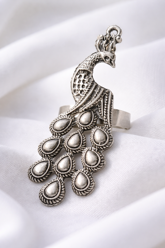 Meera oxidised earrings