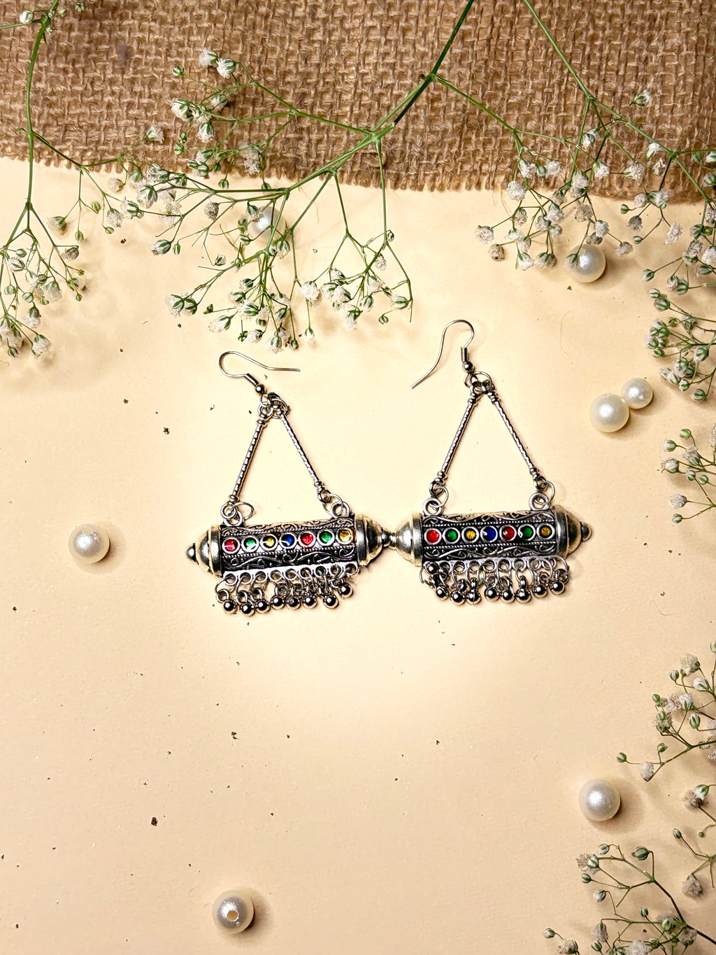 Inara Oxidised Earrings