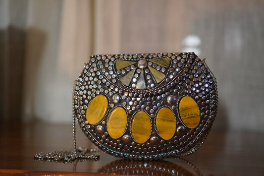 ADAA - Metallic Oxidised Sling Bag