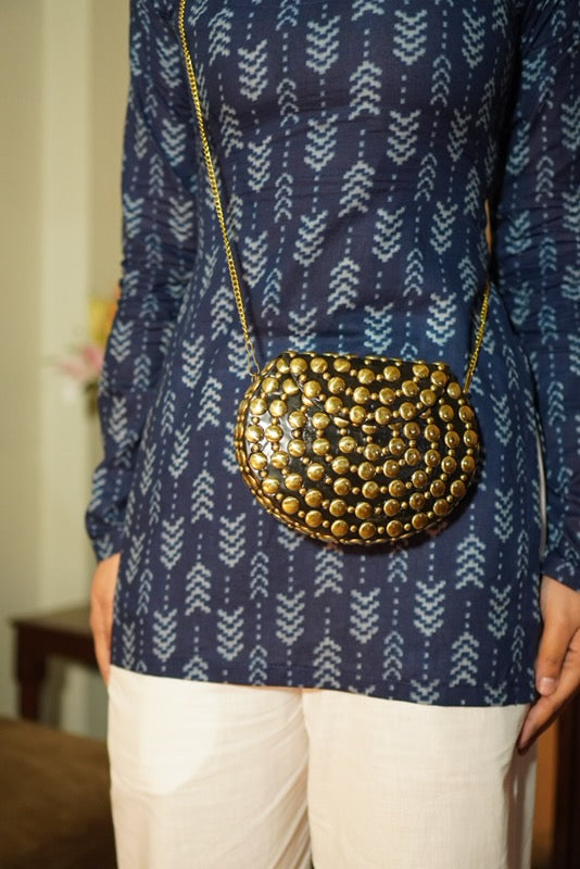 KOSHA - Metallic Cross Body Bag