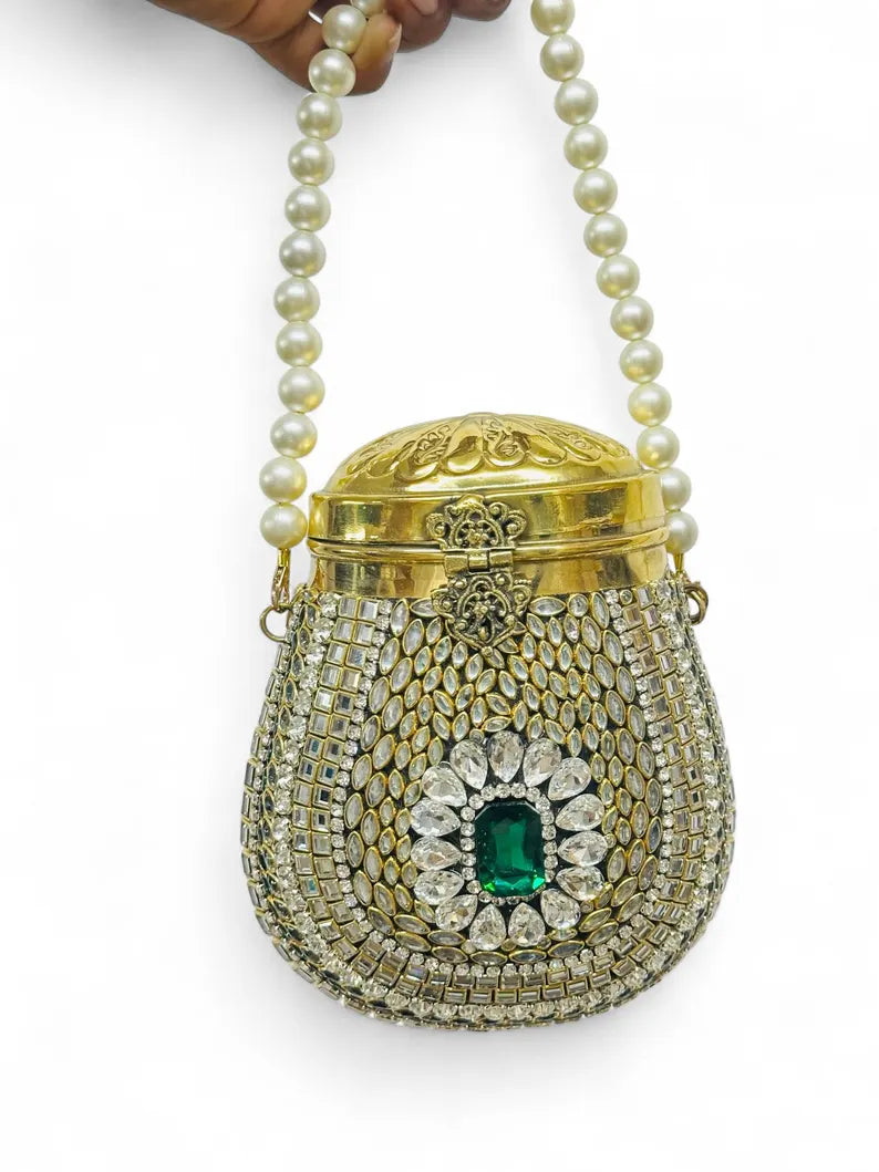 HEER - Metallic Potli Bag