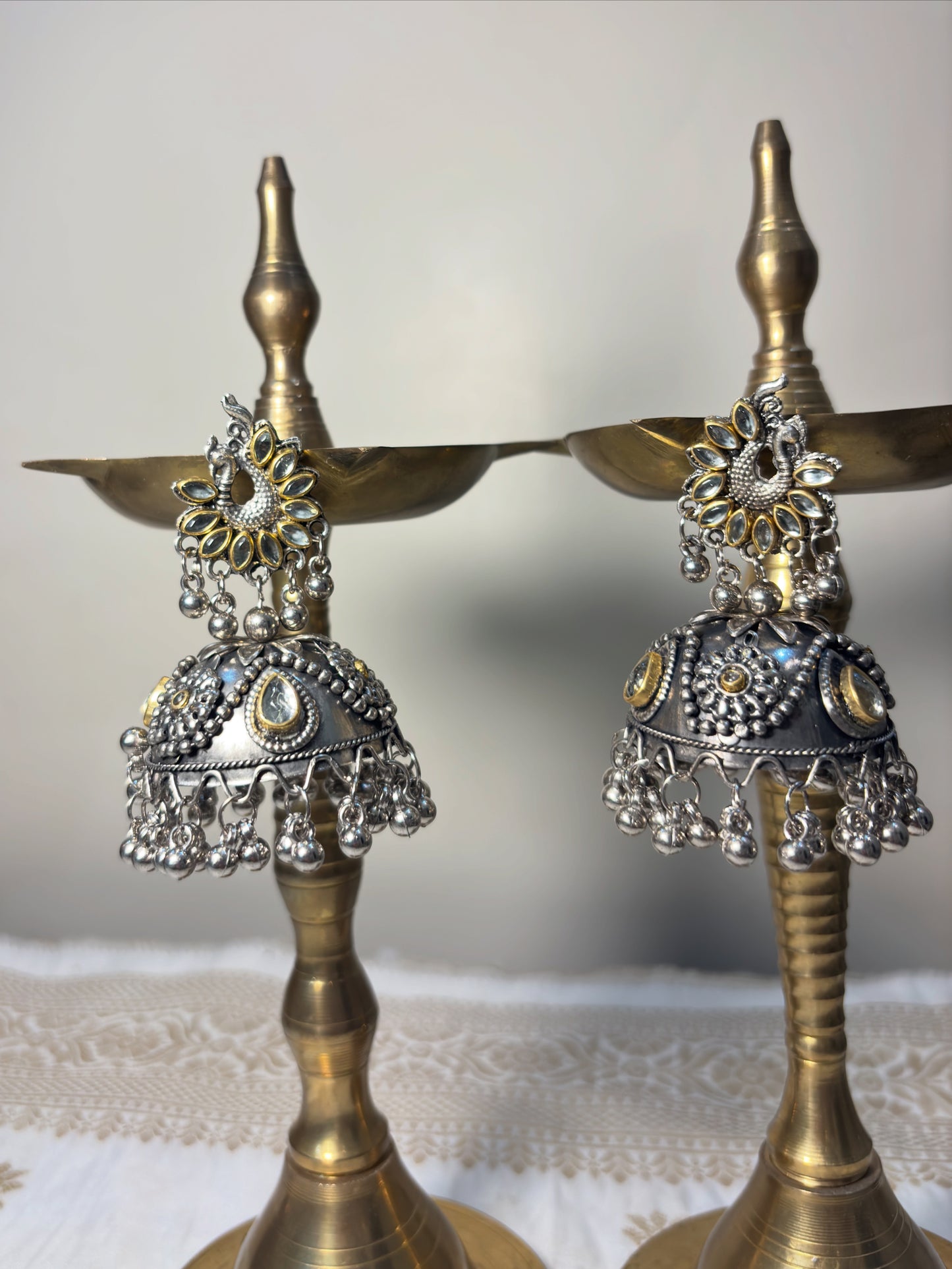 Mannat Oxidised Jhumka