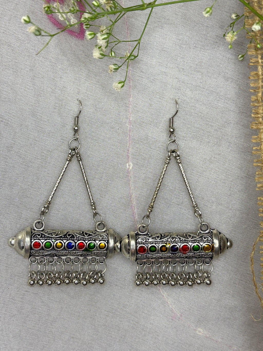 Inara Oxidised Earrings