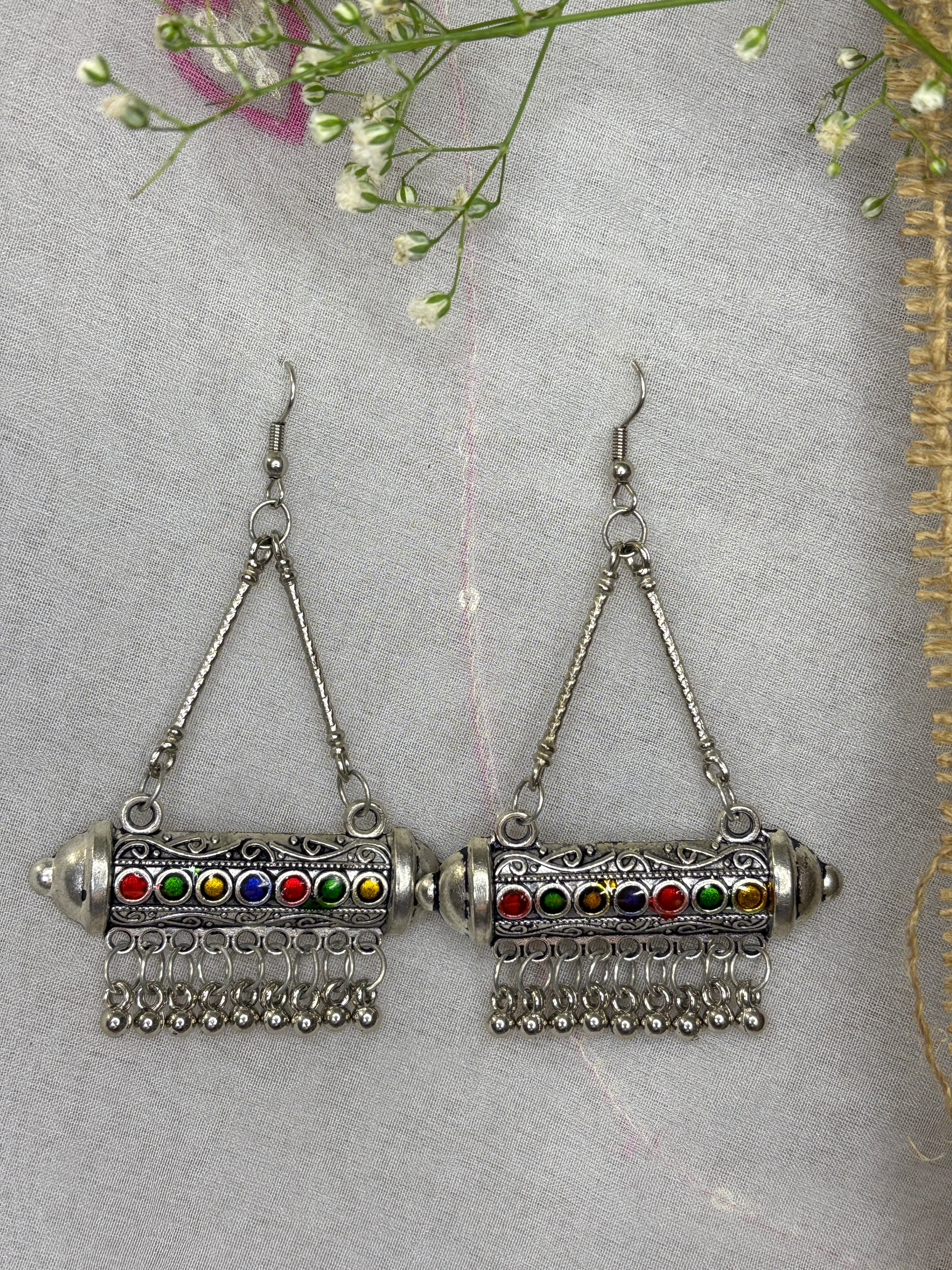 Inara Oxidised Earrings