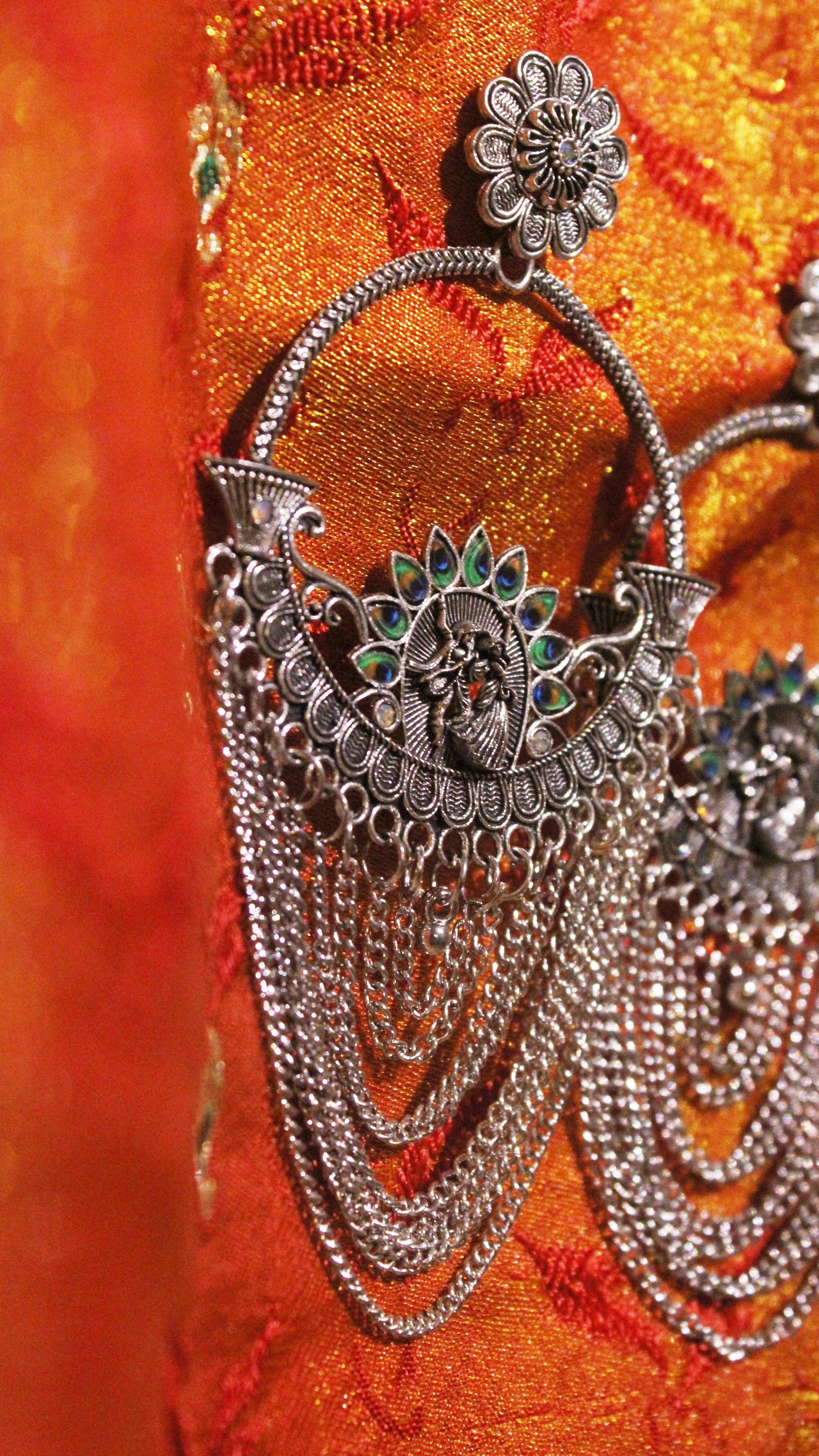 Rajsi Oxidized Earrings – The Touch of Royal Elegance